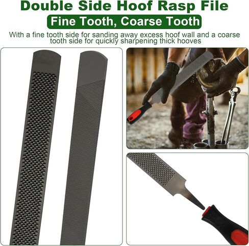 12Pcs Farrier Tools Kit, Hoof Trimming Tools with Tool Bag in Saudi Arabia