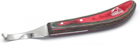 Equine Care Right-Handed Farrier Hoof Knife, Horses Goats Sheep, Red Handle in Saudi Arabia