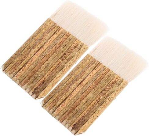 2pcs Hake Brushes with Handle, Soft Pig Bristle in Saudi Arabia