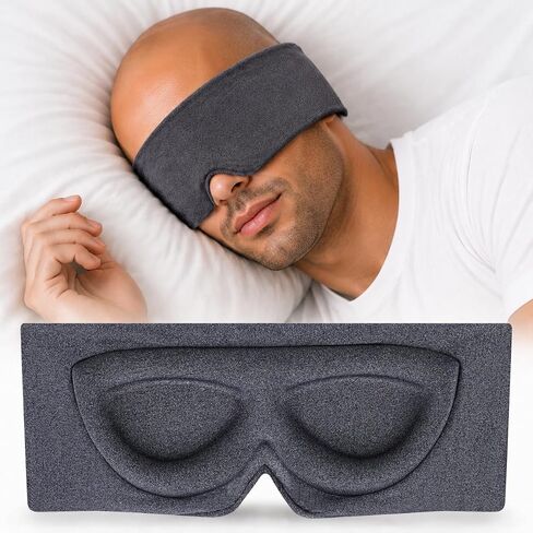 ALASKA BEAR Memory Foam Sleep Mask with 3D Molded Cups, a Contour Pillow for Your Eyes in Saudi Arabia