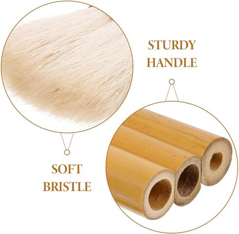 Wool Hake Watercolor Paint Brush with Wood Handle for DIY Crafters in Saudi Arabia
