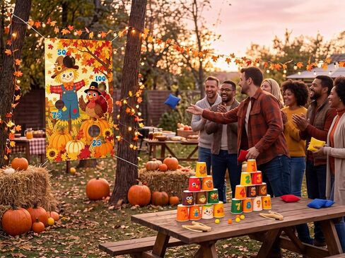 2 Sets Fall Harvest Festival Games in Kuwait
