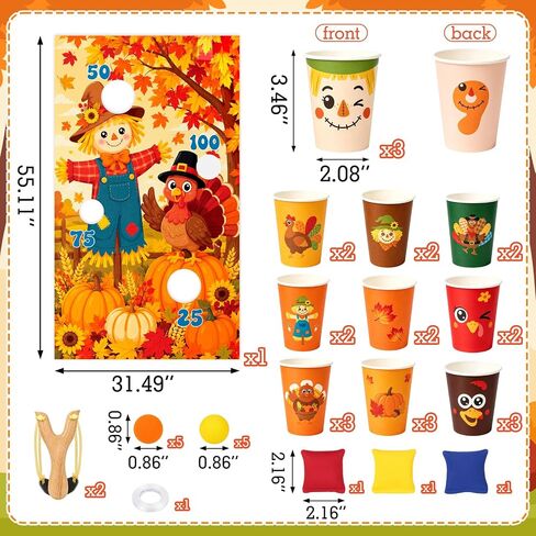 2 Sets Fall Harvest Festival Games in Kuwait