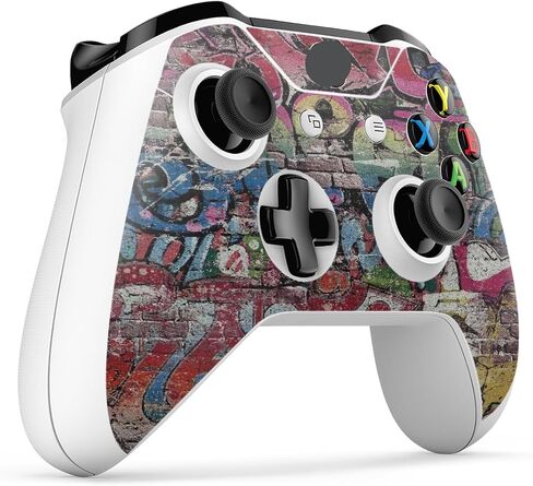 GNG Console Skin Decal Sticker Compatible with Xbox One S Black + 2 Controller Skins in Kuwait
