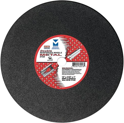 Mercer Industries 602020-14" x 3/32" x 1" Chop Saw Cut-Off Wheels for Metal (10 pack) in Kuwait