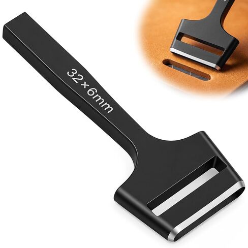 38 x 6mm Leather Oval Hole Puncher, Heavy Duty Slot Cutting Tool in Kuwait