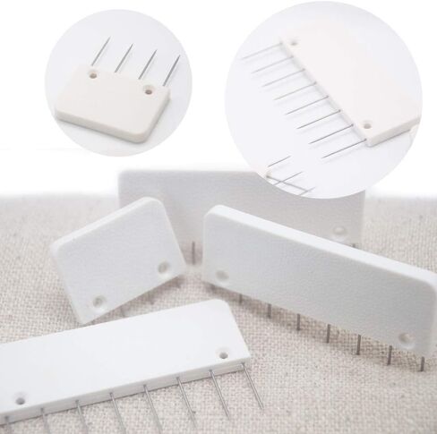 LAMXD Knit Blocking Pins Kit - 25 Pcs Knit Blockers & 100 T-pins Kit for Blocking Mats- Knit Blocking Combs for Blocking Knitting, Crochet, Lace or Needlework Projects, use for Knitting Mat in Saudi Arabia