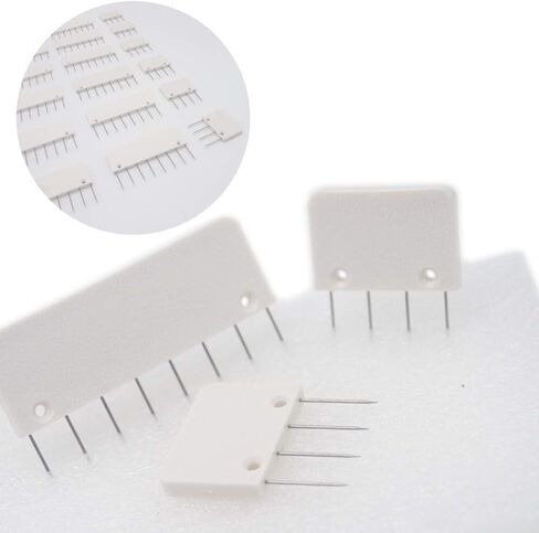 LAMXD Knit Blocking Pins Kit - 25 Pcs Knit Blockers & 100 T-pins Kit for Blocking Mats- Knit Blocking Combs for Blocking Knitting, Crochet, Lace or Needlework Projects, use for Knitting Mat in Saudi Arabia