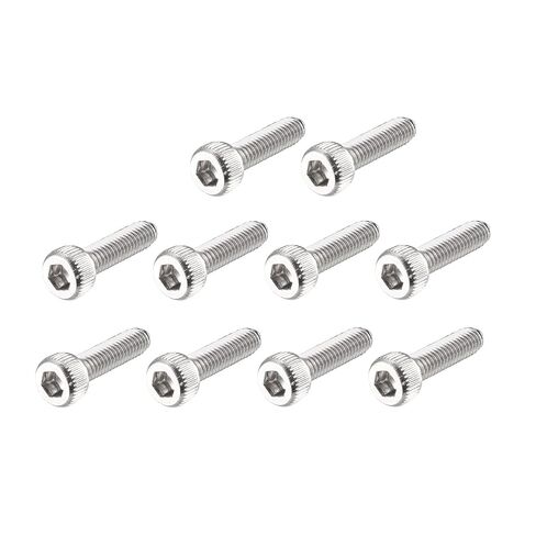 uxcell M2.5x10mm 0.45mm Pitch Bolts Hex Socket Cap Head Screws 100pcs in Kuwait