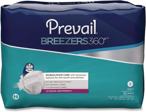 Prevail Breezers360, Size 3, 58 Inches to 70 Inches in Kuwait