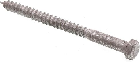 Prime-Line 9056505 Hex Lag Screws, 3/8 In. X 5 In., A307 Grade A Hot Dip Galvanized Steel (50 Pack) in Kuwait