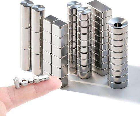 60pcs Small Magnets,Small Cylinder Fridge Magnets,Round Refrigerator Magnets,Office Magnets, Whiteboard Magnets, Durable Little Miniature Tiny Mini Magnets for Crafts in Saudi Arabia