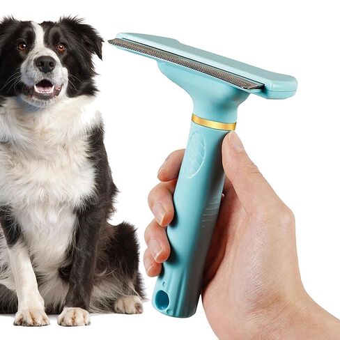 Cat Brush for Shedding Ergonomic Handle Dematting Self-Cleaning in Kuwait