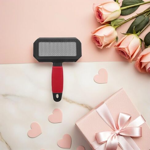 Cat Deshedding Brush Self PET Grooming Tool with Massage Pins in Kuwait