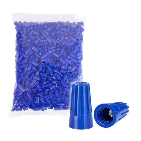 ZONE INDUSTRY CORP. 500 PCS, Electrical Insulating Wire Connectors, Metal Spring Terminal Nuts, Caps for Quick Connection, AWG22-10, Red in Saudi Arabia