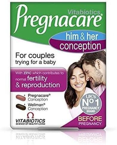 Vitabiotics - Pregnacare - His & Her Conception - 2x30 Tablets in Kuwait