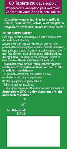 Vitabiotics - Pregnacare - His & Her Conception - 2x30 Tablets in Kuwait