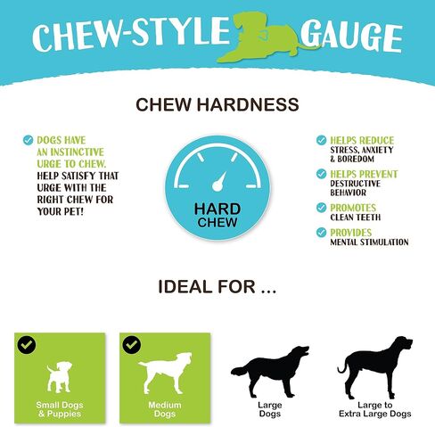 Raw Paws Compressed Rawhide Bones for Small Dogs & Puppy Chews, 10-ct in Saudi Arabia