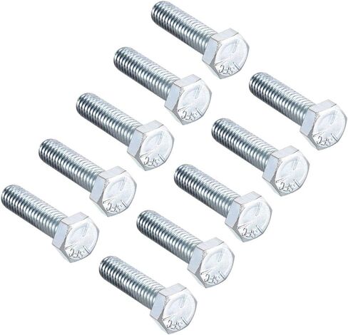 uxcell Hex Head Screw Bolts Carbon Steel 7/16"-14x1-1/2" Fastener Grade 5 UNC 5pcs in Kuwait