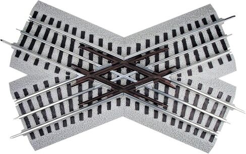 Lionel 45-Degree FasTrack Crossover Section for O Gauge Model Trains in Kuwait