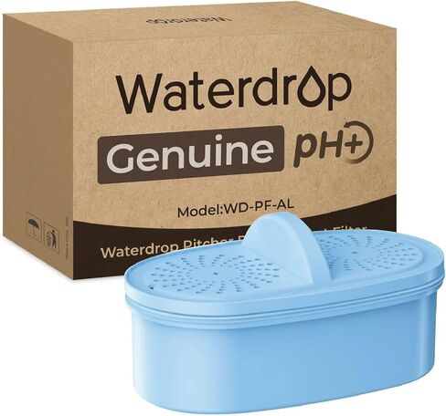 Waterdrop WD-PF-AL Replacement Alkaline Filters for All Waterdrop Pitcher and Dispenser Filtration System, Last Up to 100 Gallons (Pack of 3) in Kuwait