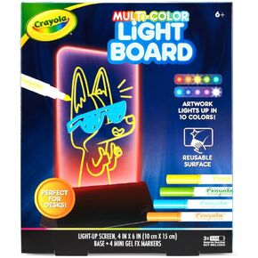 Crayola Animated Glow Board, DualScreen LED Drawing Board with Light Animation, Light Up Tracing Projector, Gift for Kids, Toys for Boys & Girls, Ages 6+ in Kuwait