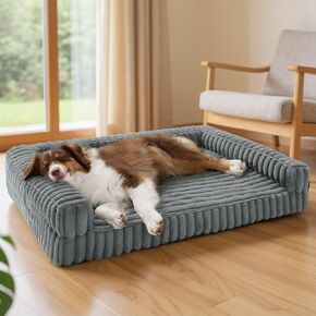 Bedsure ComfyFleece® Memory Foam Orthopedic Dog Beds Large Sized Dog 35" in Saudi Arabia