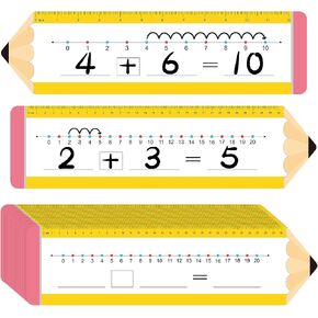 26 Pcs Number Lines for Students Kindergarten Classroom Must Haves Number Line for Classroom Wall First 2nd 1st Grade Must Haves Special Education Dry Erase White Board Numberline Math Manipulatives in Kuwait