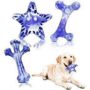YINEYA Dog Toys for Aggressive Chewers, 3-Pack Tough Dog Chew Toys in Saudi Arabia