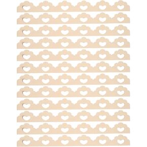 12pcs Wood Scallop Edging Trim 15.75 Inch Cabinet Frame Molding in Kuwait