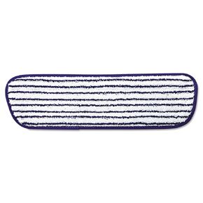 Rubbermaid Commercial Products HYGEN Microfiber Wet Mop Head Pad, 24 inch, Blue, for Janitorial/Professional Cleaners and Heavy-Duty Industrial Floor Cleaning/Mopping/Scrubbing in Saudi Arabia