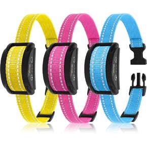 PetJoy Dog Bark Collar 3 Pack, Barking Collars with 5 Adjustable Levels of Sensitivity, Smart Automatic Bark Collar with 7-Stage Escalating Beep-to-Shock Correction in Saudi Arabia