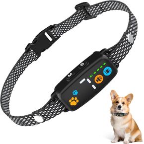 No Shock Bark Collar for Small, Medium & Large Dogs, 7 Sensitivities in Kuwait