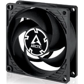 ARCTIC P8 Max - PC Fan, High-Performance 80 mm case Fan, Server Fan, PWM-Controlled 500-5000 RPM, Optimised for Static Pressure, 0dB Mode, Double Ball Bearing - Black in Kuwait