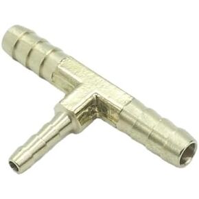 3 Pcs Brass Hose Barb Tee 3/16" x 3/16"x 3/16" Barbed T Fitting 3 Ways Air Hose Union Fitting in Saudi Arabia