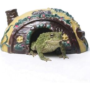Toad Frog House Resin Reptile Hide Cave for Outside Garden Tank in Kuwait