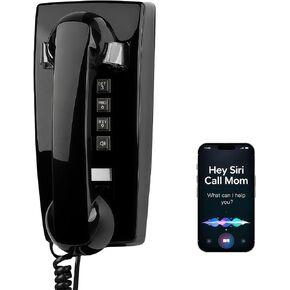 Bluetooth Retro Wall Phone Bluetooth Compatible with Android & iOS, Bluetooth Landline Phone Wireless Home Telephone with Voice Assistant,Speakerphone & Volume Control, Red in Kuwait