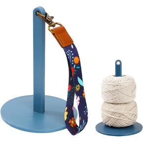 KAIOULU Portable Wrist Yarn Holder with Wrist Strap, Crochet Holder, Plastic Hanging Yarn Holder for Crocheting, Suitable for Crafters and Knitters, Crocheting Gift for Craft Lover (Pink) in Saudi Arabia
