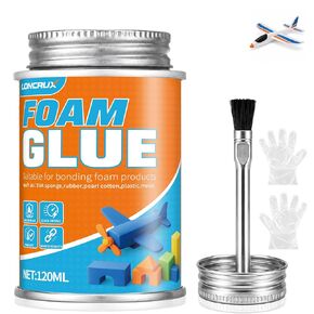 4 OZ Foam Glue,Styrofoam Glue, Foam Adhesive with Brush in Kuwait