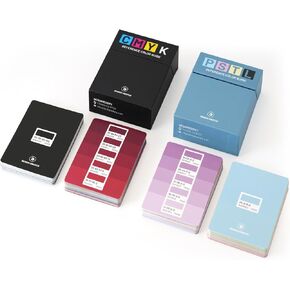 Design Swatch A CMYK and Pastels Color Reference Guide with 100 Cards and 600 Design-Focused Colors (CMYK + Pastels) in Kuwait