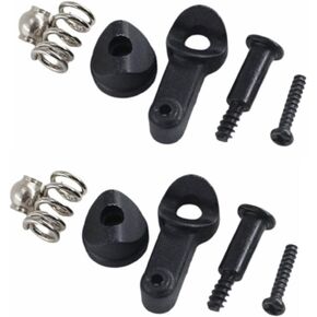 2 Sets RC Buffer Steering Arm Servo Saver Assembly,Plastic Metal Servo Arm for SCY 16101 16102 16103 16201 1/16 RC Car in Kuwait