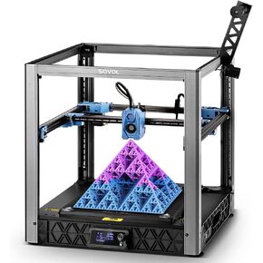Sovol SV06 Plus 3D Printer Coming with 1 Spool 1kg Blue PLA Filament, 300℃ High Temp 150mm/s High Speed All Metal Hotend, Dual Gear Direct Drive Touch Screen Auto Leveling 11.8x11.8x13.4 inch in Saudi Arabia