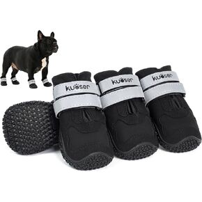 Kuoser Dog Shoes for Hot Pavement & Winter Snow, Dog Boots & Paw Protectors in Kuwait