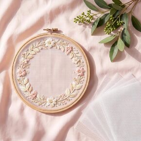 Water Soluble Cross Stitch Canvas Dissolvable Cross Stitch Fabric in Kuwait