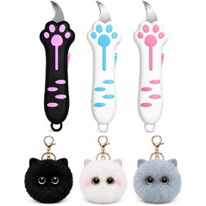 Cat Paw Box Cutter, Retractable Safety Cute Mini Box Cats Claw Cutter in Kuwait
