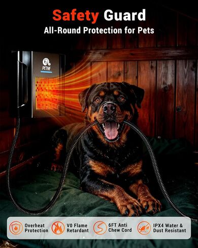 PETNF Dog House Heater – 45℉ to 113℉ Thermostat with WiFi App Control in Kuwait