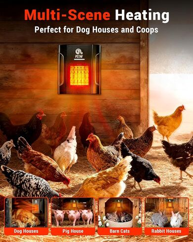 PETNF Dog House Heater – 45℉ to 113℉ Thermostat with WiFi App Control in Kuwait