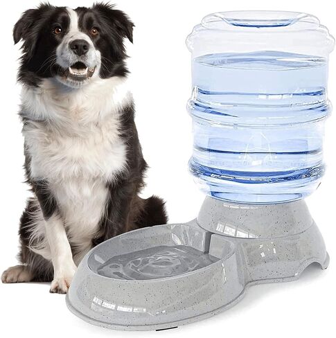 Automatic Dog Water Dispenser, 3 Gallon| 11L Gravity Automatic Pet Water Dispenser Station, Pet Waterer for Dogs and Cats, Large Capacity Water Feeder (3 Gallon Water) in Kuwait