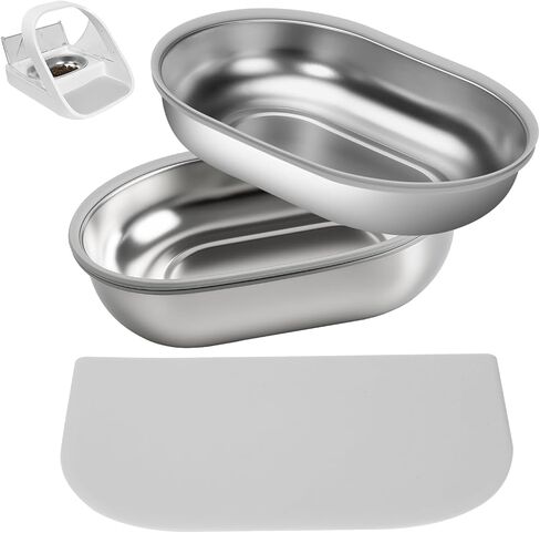 Stainless Steel Bowls for Automatic Microchip Pet Feeder in Kuwait