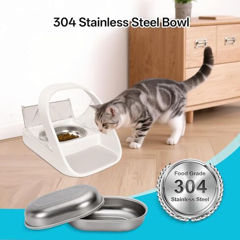Stainless Steel Bowls for Automatic Microchip Pet Feeder in Kuwait